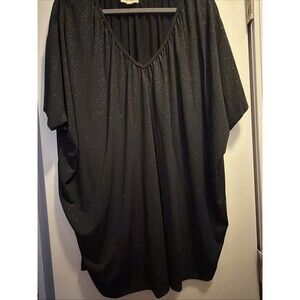 Be Stage Women's Black sparkle Top 3XL